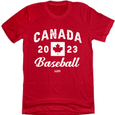 Canada Baseball 2023 red T-shirt In The Clutch